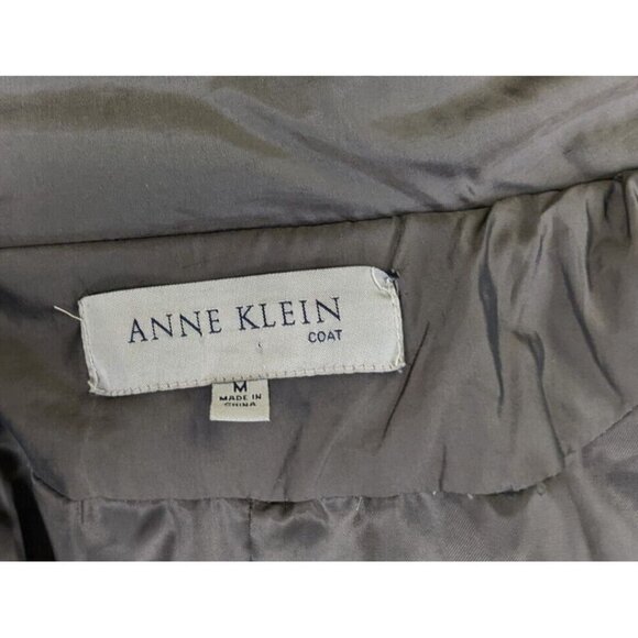 ANNE KLEIN - WOMEN'S BROWN DOWN FILLED PUFFER COAT - SIZE M - Picture 5 of 7